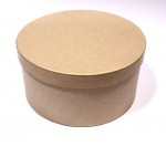 Papier-Mache Box Round (14*7cm) (clr 50)