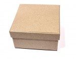Papier-Mache Box Square (9*9*5cm) (clr 50)