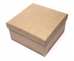 Papier-Mache Box Square (11*11*6cm) (clr 50)