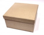 Papier-Mache Box Square (13*13*7cm) (clr 50)