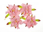 Gardenia 5cm 4 pcs in a pack LIGHT PINK