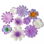 Mini-flowers set, lilac