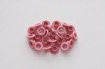 Set of eyelets 4.8 mm, 25 pcs, pink