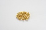 Set of eyelets 4.8 mm, 25 pcs, gold, silver