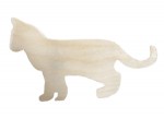Wooden blank Kitten 15x9сm (clr 50)