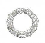 Rattan wreath, 25cm, (clr 50)