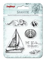 Set of stamps 10,5*10,5cm Seaside. Sailingship SCB4901007b