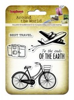 Set of stamps 10,5*10,5cm Around the world. Best travel SCB4901014b