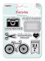 Set of Clear Stamps (10,5*10,5cm) Every Day - Stop-motion
