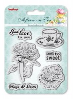 Set of Clear Stamps (10,5*10,5cm) Afternoon Tea - Sweets to Sweet