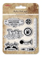 Set of stamps 10,5*10,5cm Auto Vintage. Motor SCB4904018b