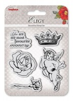 Set of stamps 10,5*10,5cm Elegy. Angel SCB4904019b (clr 30)