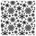 Background stamp 10,5*10,5cm Snowflakes