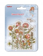 Set of clear stamps (10,5*10,5cm) Sweetheart – Flowers