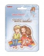 Set of clear stamps (10,5*10,5cm) Sweetheart – Over The Rainbow