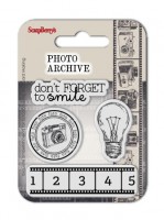 Set of clear stamps (7*7cm) Photo Archive – Smile