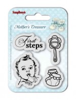 Set of Clear Stamps (7*7cm) Mother's Treasure – First Steps (clr 50)