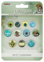 Crystal stickers decoration. Fairy Tale Set of 11 crystal stickers