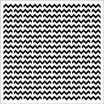 Stencil-mask Chevron pattern 15,2*15,2cm thickness 0,15mm