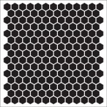 Stencil-mask Tesselar pattern 15,2*15,2cm thickness 0,31mm