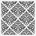 Stencil Damascus 15,2*15,2cm thickness 0,15mm